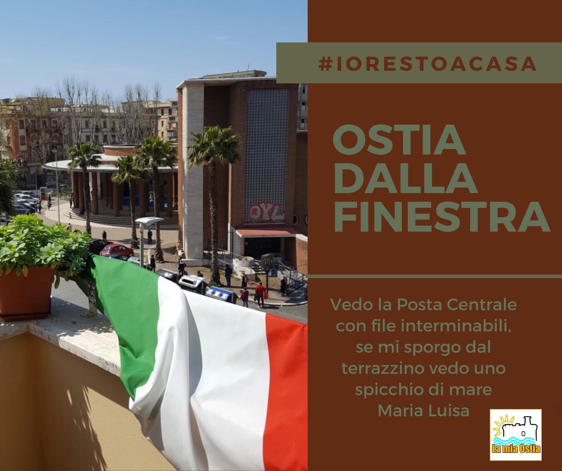 Ostia dalla finestra: mese di aprile